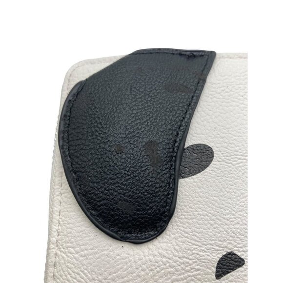 Betsey Johnson Black White Dalmation Puppy Face Wallet Wristlet - Picture 6 of 6